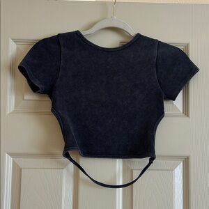 Sincerely Jules Black Crop Top